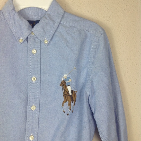 cotton oxford shirt ralph lauren
